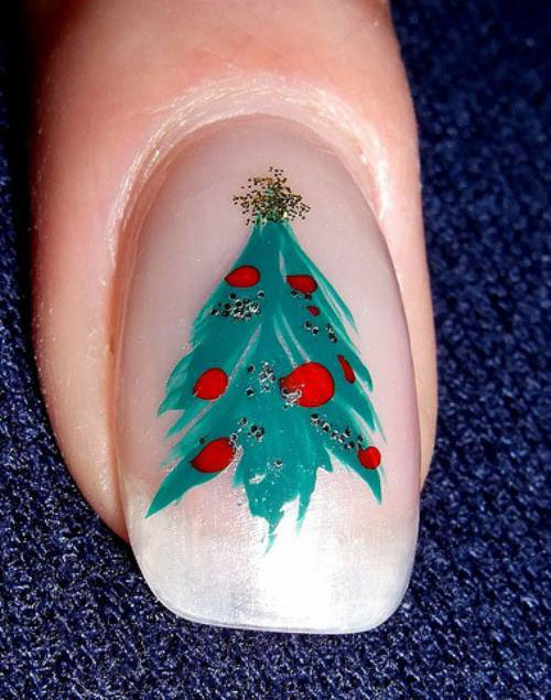 مدل های زیبای ناخن برای کریسمس