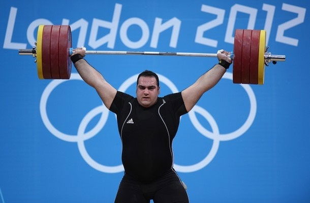 بهداد سلیمی نمی تواند وزنه بزند!؟